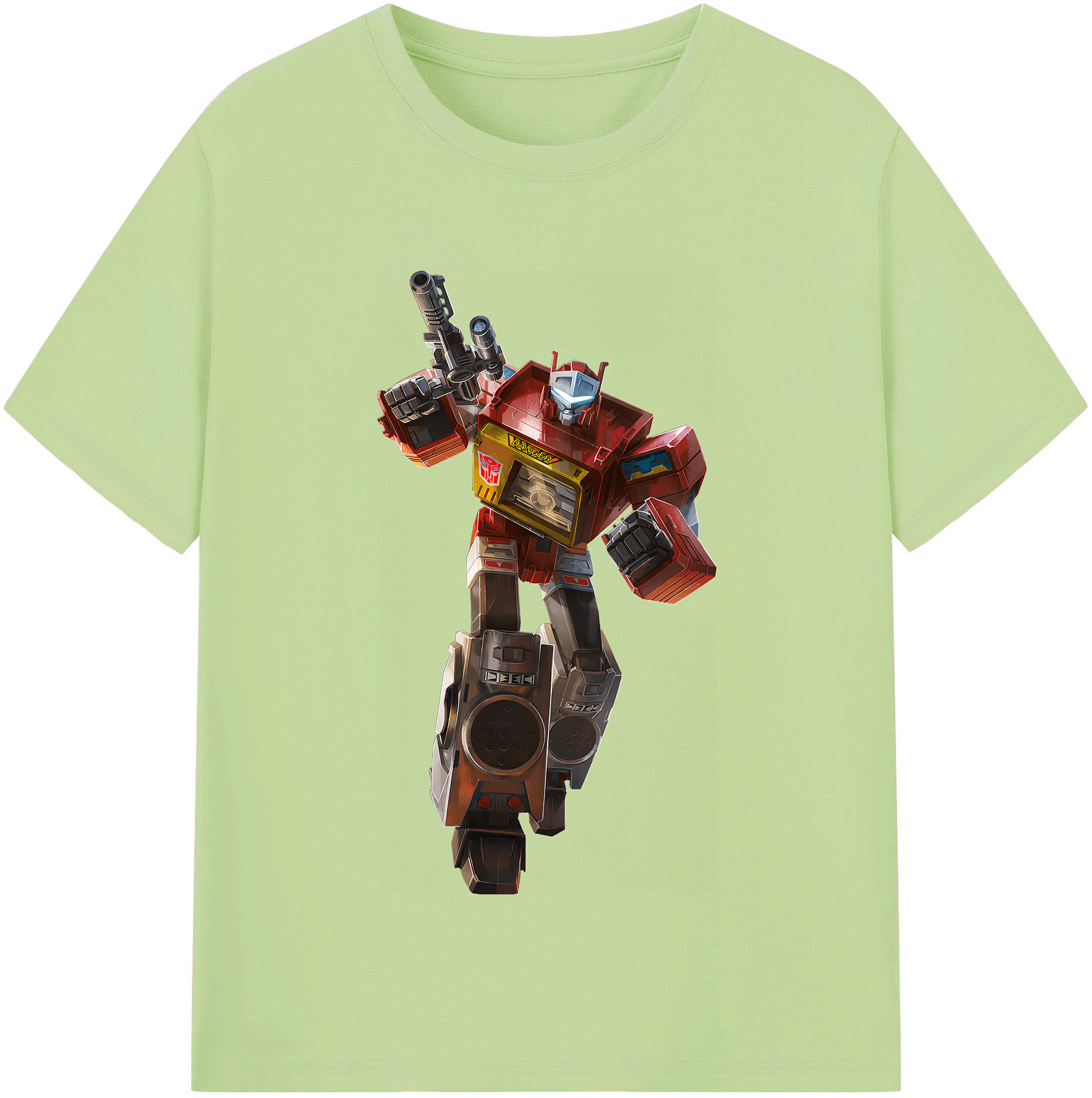 （画像用） Transformers トランスフォーマー 綿100％半袖Tシャツ（フロントプリント）